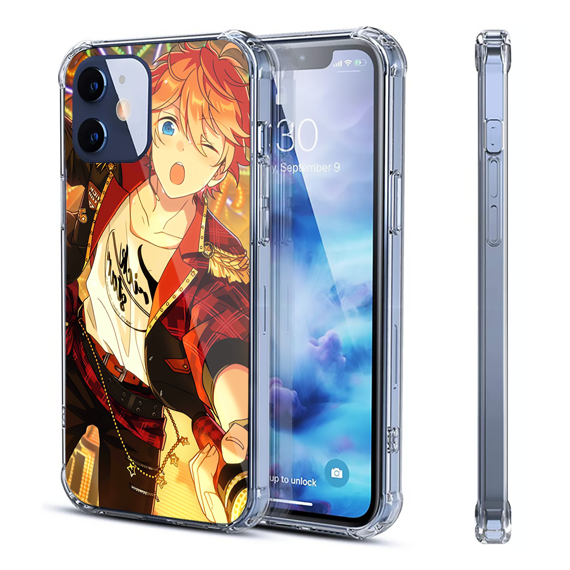 （画像用） あんさんぶるスターズ! Ensemble Stars 【iPhone 12シリーズ対応】透明スマホケース（クリアソフトケース）